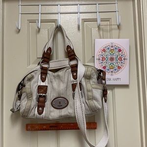 Fossil Maddox canvas and leather